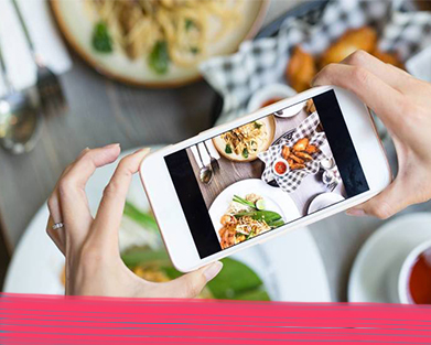 La gastronomía en Instagram