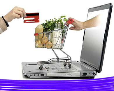 Comida: tienda física o Tienda online